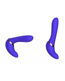 Rayden Vibrador con Pulsacion y Bolas Internas Desmontable Dos Posiciones