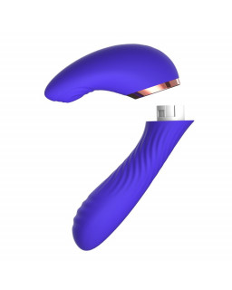 Rayden Vibrador con Pulsacion y Bolas Internas Desmontable Dos Posiciones