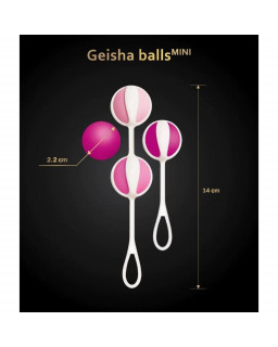 Set 4 Bolas Geisha Balls Mini Raspberry