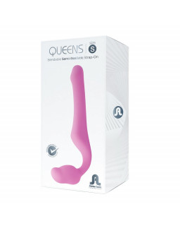 Queens S Dildo Strap On sin Tirantes Talla S Silicona Rosa