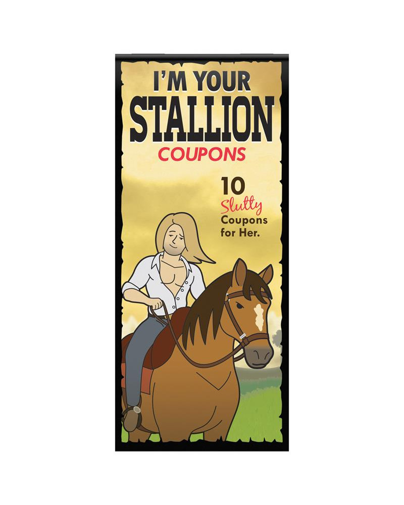 10 Cupones para Ella Im Your Stallion