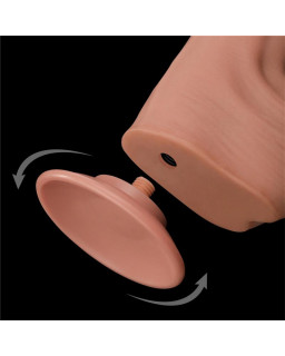 Dildo Dual Layer Piel Retractil 115