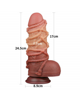 Dildo Dual Layer Tamano King Nature 95