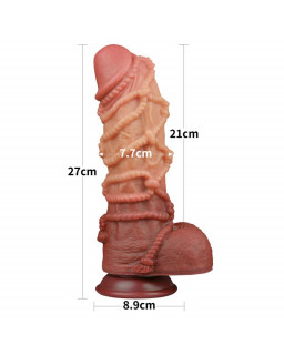 Dildo Dual Layer Tamano King Nature 105