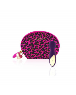 Mini Masajeador Essentials Lovely Leopard Purpura