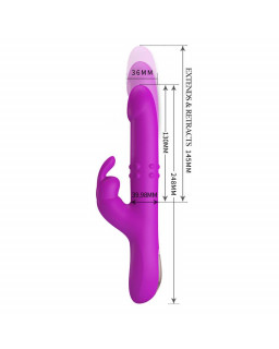 Reese Vibrador con Bolas Internas y Thrusting USB