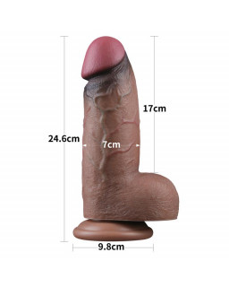 Dildo Silicona Dual Layered XXL 95