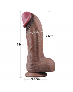 Dildo Silicona Dual Layered XXL 11