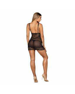 Firella Negligee y Tanga Negro