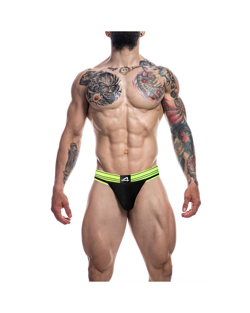 C4M15 Suspensorio Estilo Rugby Neon Lime