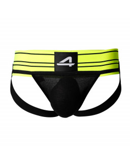 C4M15 Suspensorio Estilo Rugby Neon Lime