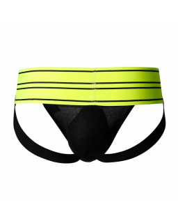 C4M15 Suspensorio Estilo Rugby Neon Lime