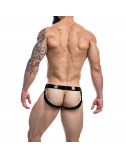 C4M14 Suspendorio Desire Leatherette Negro