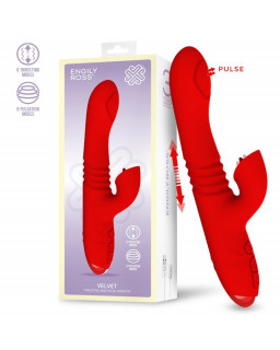 Velvet Vibrador con Thrusting y Pulsacion