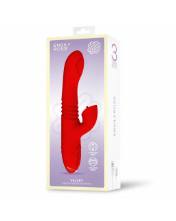 Velvet Vibrador con Thrusting y Pulsacion