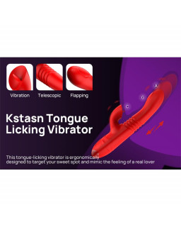 Velvet Vibrador con Thrusting y Pulsacion