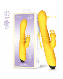 Honeybee Vibrador con Thrusting y Pulsacion