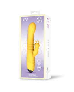 Honeybee Vibrador con Thrusting y Pulsacion