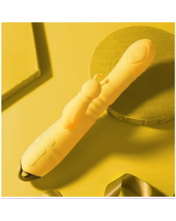 Honeybee Vibrador con Thrusting y Pulsacion