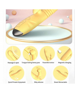 Honeybee Vibrador con Thrusting y Pulsacion