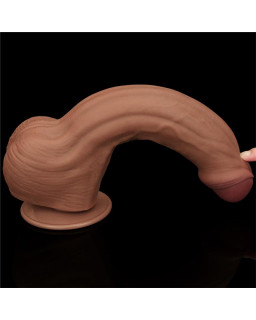 Dildo Dual Density Piel Desizante 115