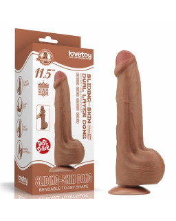 Dildo Dual Density Piel Desizante 115