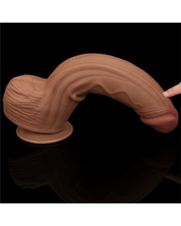 Dildo Dual Density Piel Deslizante 12