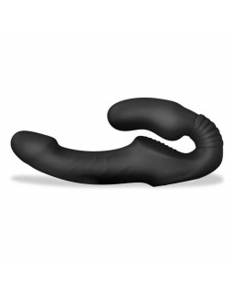 Strap on Vibrador Doble sin Arnes con Control Remoto