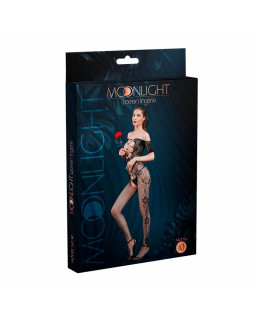 Bodystocking Model 10 Talla unica Negro