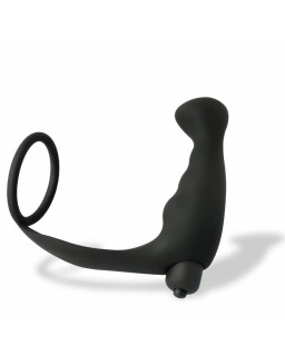 Iuterp Plug Anal con Vibracion y Anillo para el Pene