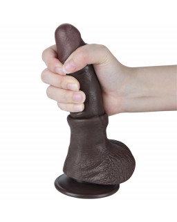 Dildo Dual Layer Piel Deslizante 75