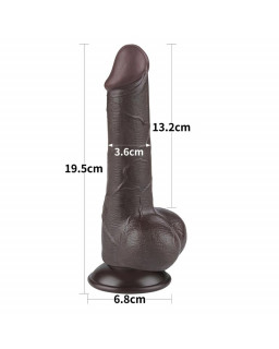 Dildo Dual Layer Piel Deslizante 75