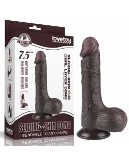 Dildo Dual Layer Piel Deslizante 75