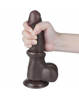 Dildo Dual Layer Piel Deslizante 8