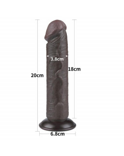 Dildo Dual Layer Piel Delizante 8