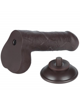 Dildo Dual Layer Piel Retractil 7