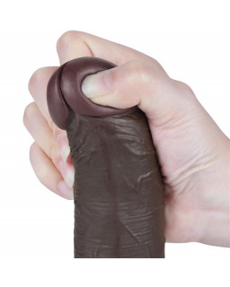 Dildo Dual Layer Piel Deslizante 8