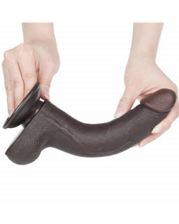 Dildo Dual Layer Piel Deslizante 85