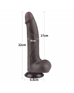 Dildo Dual Layer Piel Deslizante 85