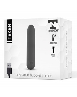 Teken Bala Vibradora Flexible Silicona Liquida Unibody USB Magnetico