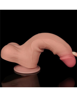 Dildo Dual Layer Piel Deslizante 85