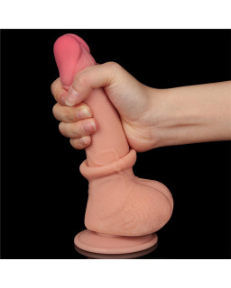 Dildo Dual Layer Piel Deslizante 75