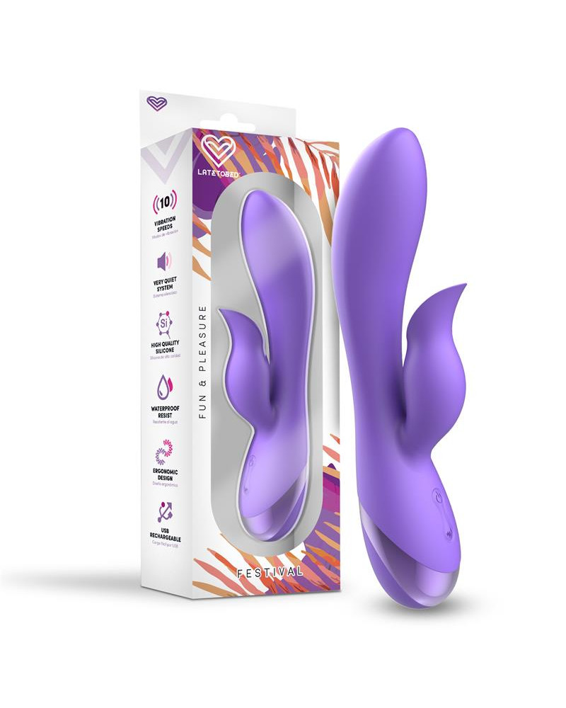 Vibrador Engar USB Purpura