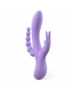 Lindsay Vibrador con Cadena Anal Silicona Liquida Unibody Flexible 2 Motores