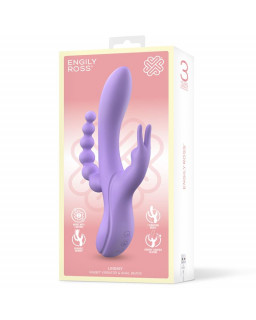 Lindsay Vibrador con Cadena Anal Silicona Liquida Unibody Flexible 2 Motores