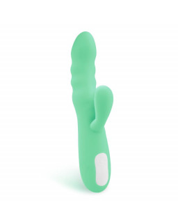 Brightpear Vibrador y Rotador con Conejito Doble Motor 360º