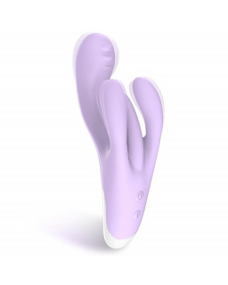 Brightlilac Vibrador Triple Motor Ergonomico USB Silicona