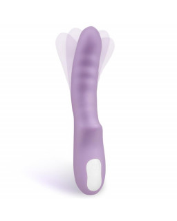 Brightpurple Vibrador y Rotador Doble Motor 360º USB Silicona