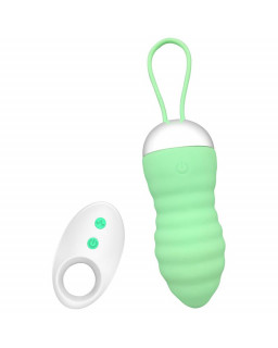 Brightgreen Huevo Vibrador Control Remoto USB Silicona