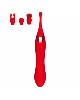 Onax Estimulador Doble Vibrador de Punto y Doble Pulsacion USB